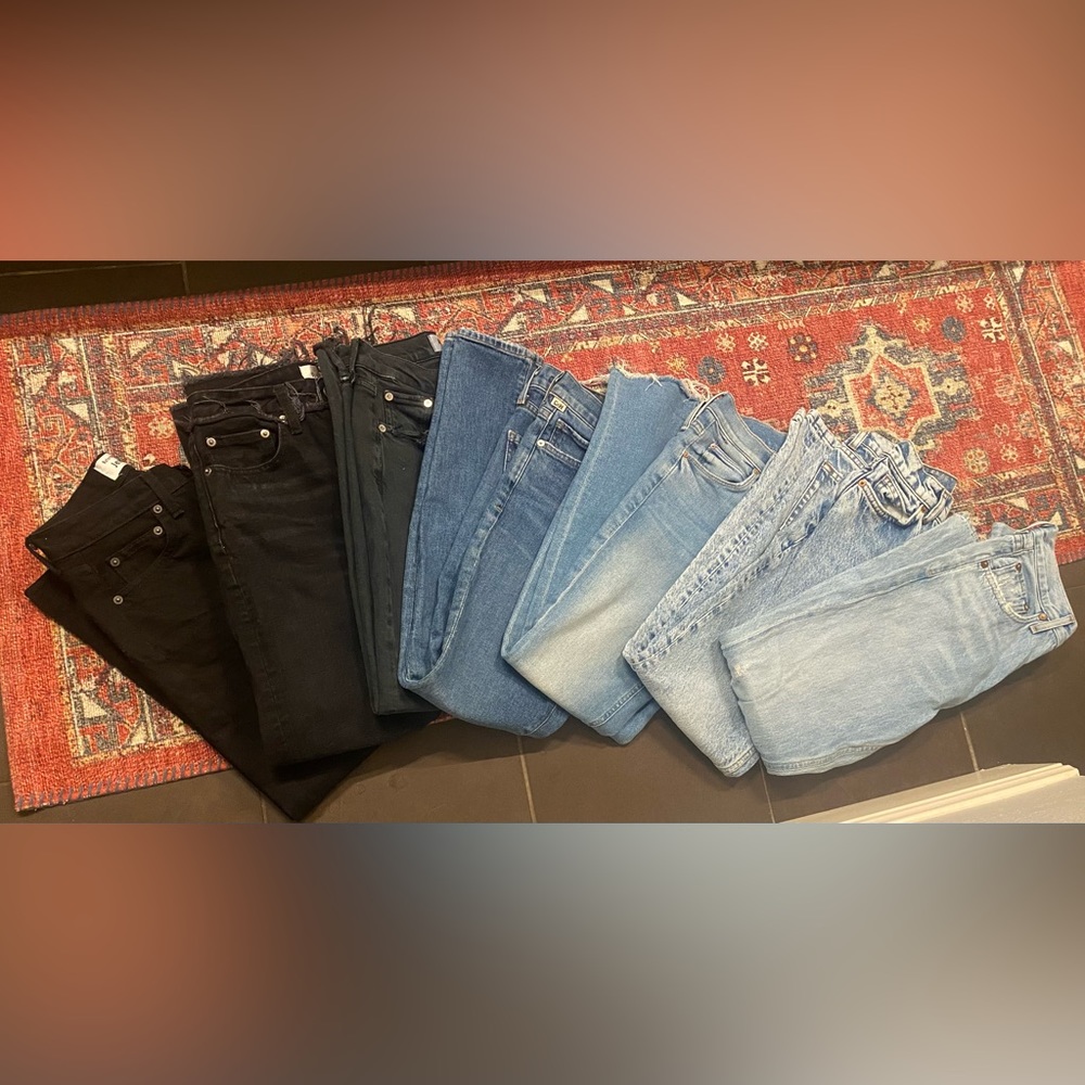 Premium denim bundle! Mother, AGOLDE, Reformation - sizes 23-26